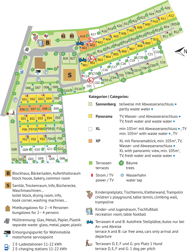 Stellplatzplan