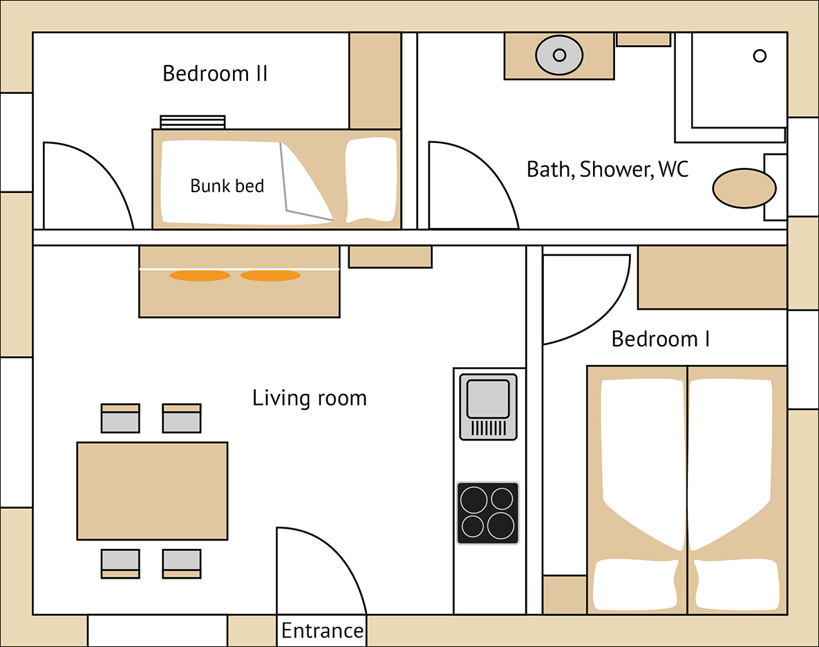 Bungalow ground plan